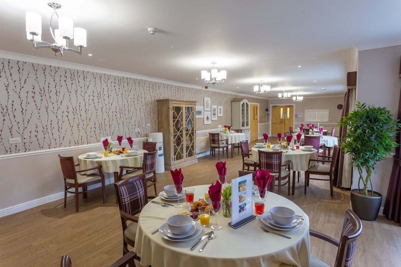 Dining Room at Monread Lodge Care Home in Hertfordshire, East of England