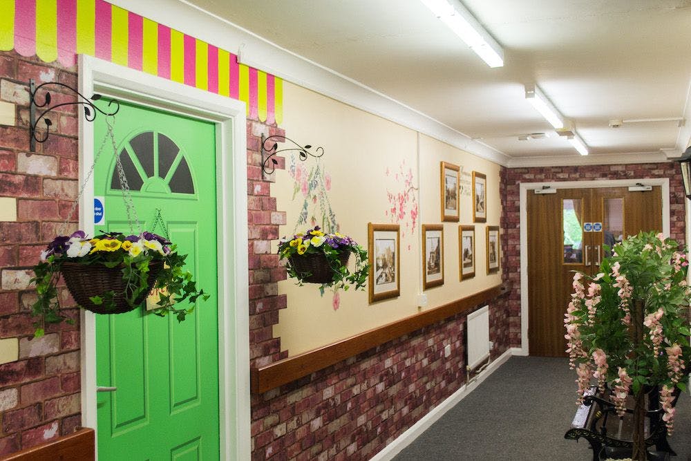 Hallway at Netherton Green Care Home in Dudley, West Midlands