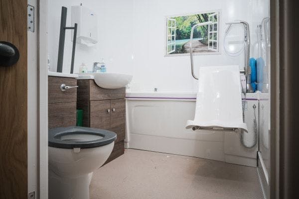 Bathroom at Nyton House Residential Care Home, Chichester, West Sussex