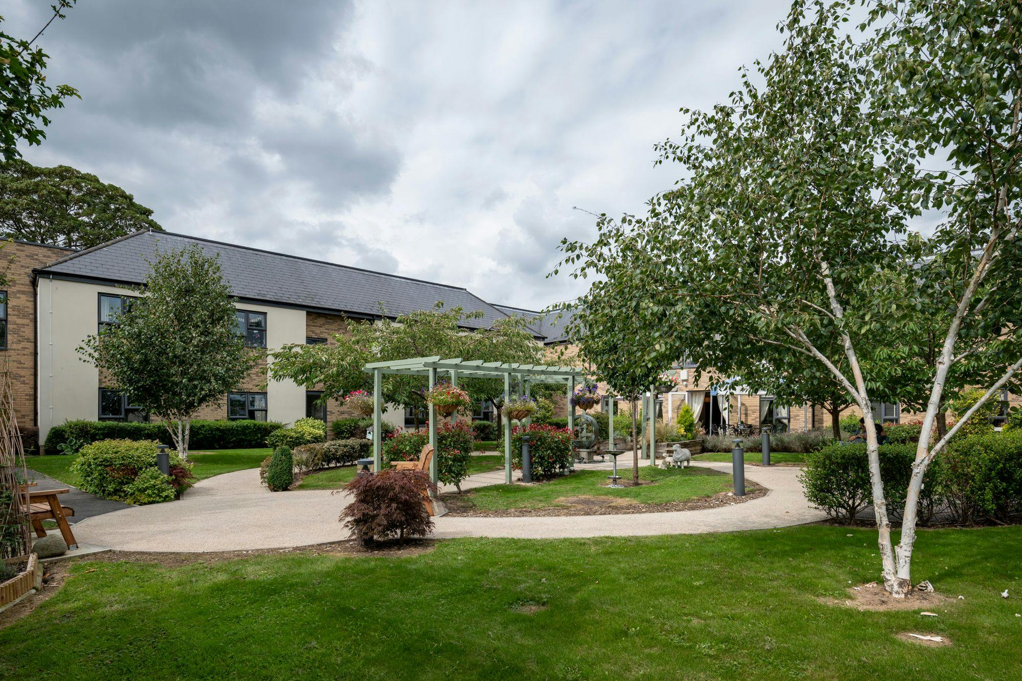 Garden at Goodson Lodge in Care Home in Trowbridge, Wiltshire