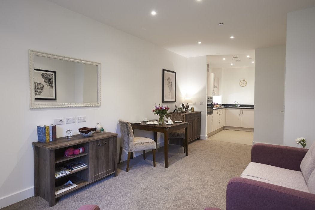 Lounge at Linden Court Retirement Apartment in Lewisham, Greater London