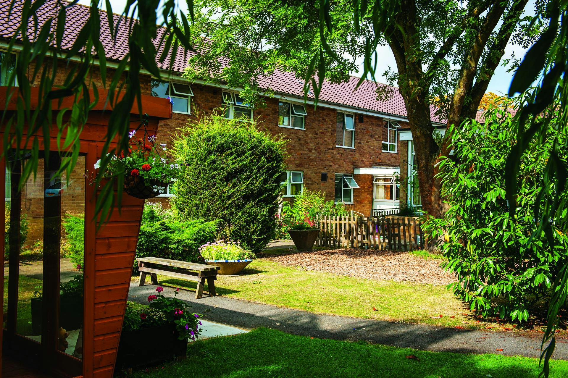 Exterior of Marston Court Care Home in Oxford, Oxfordshire