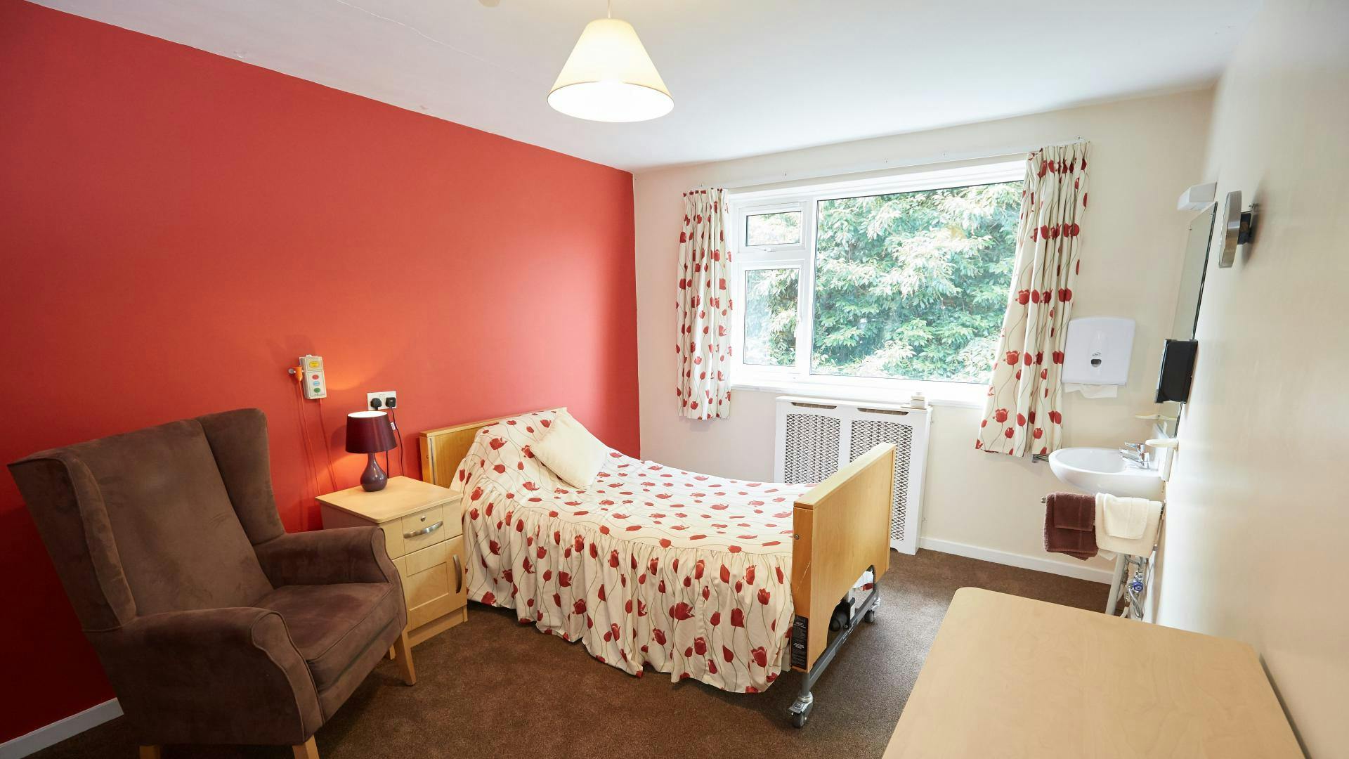 Bedroom at Patchett Lodge Care Home in Spalding, South Holland