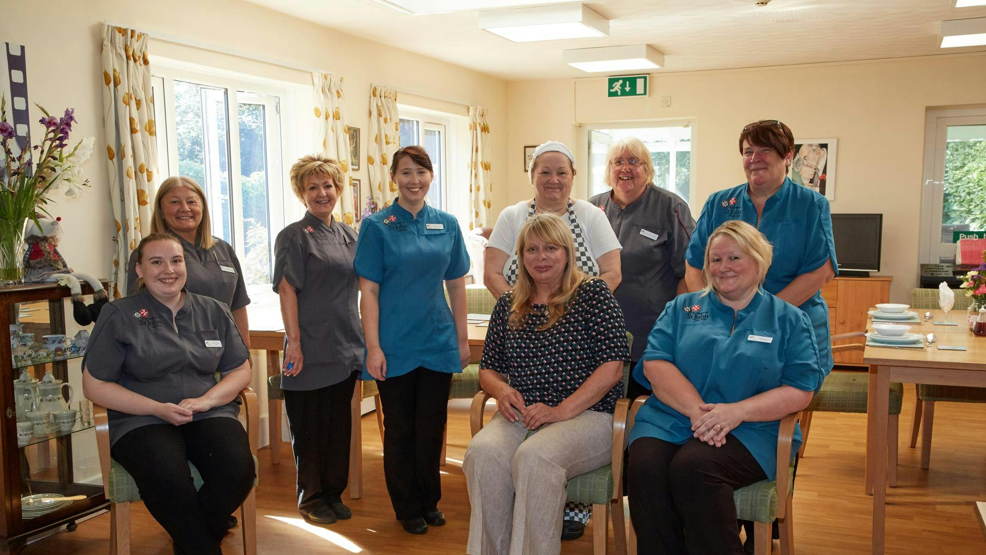 Staff at Patchett Lodge Care Home in Spalding, South Holland