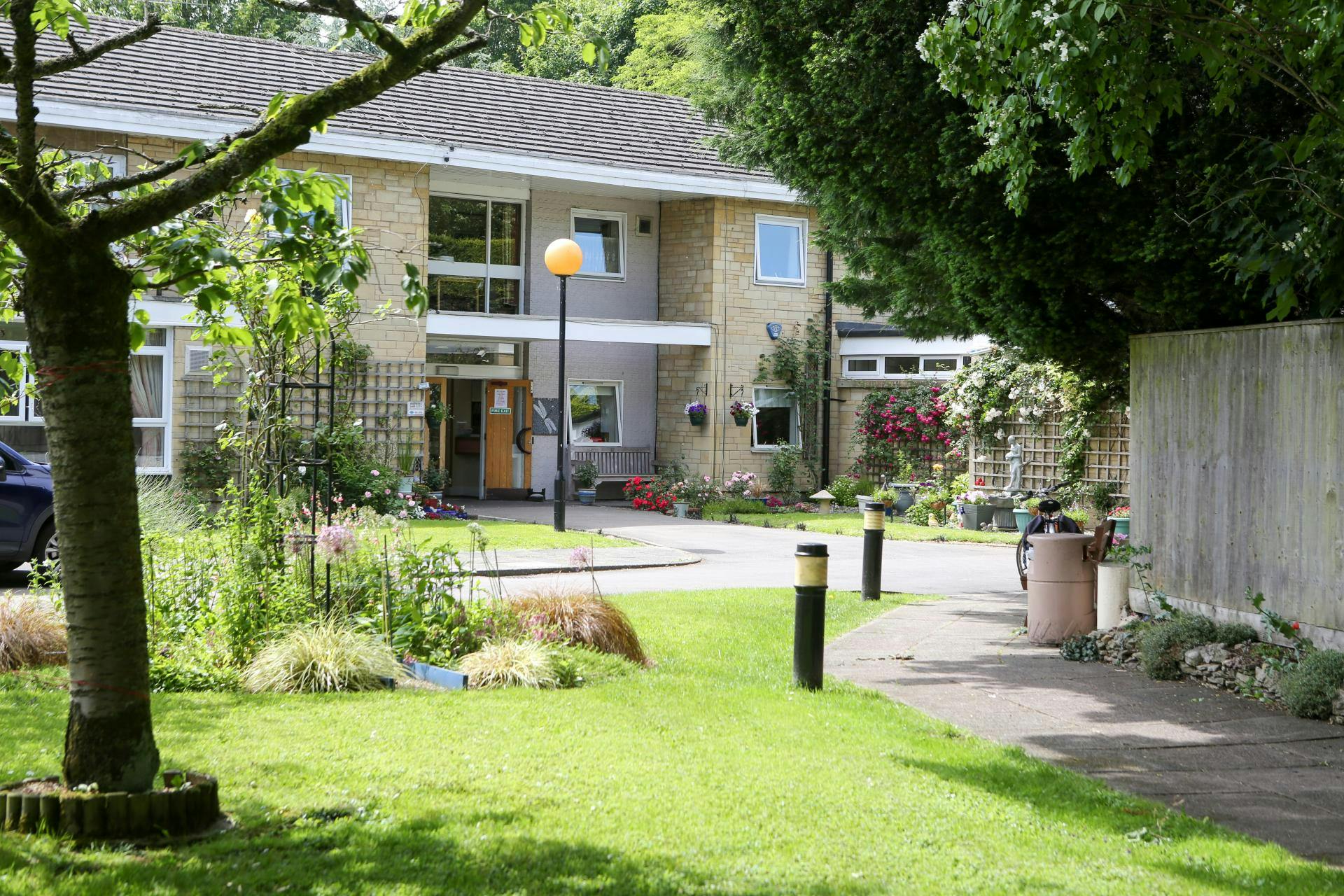Garden at Paternoster House Care Home in Cirencester, Cotsworld