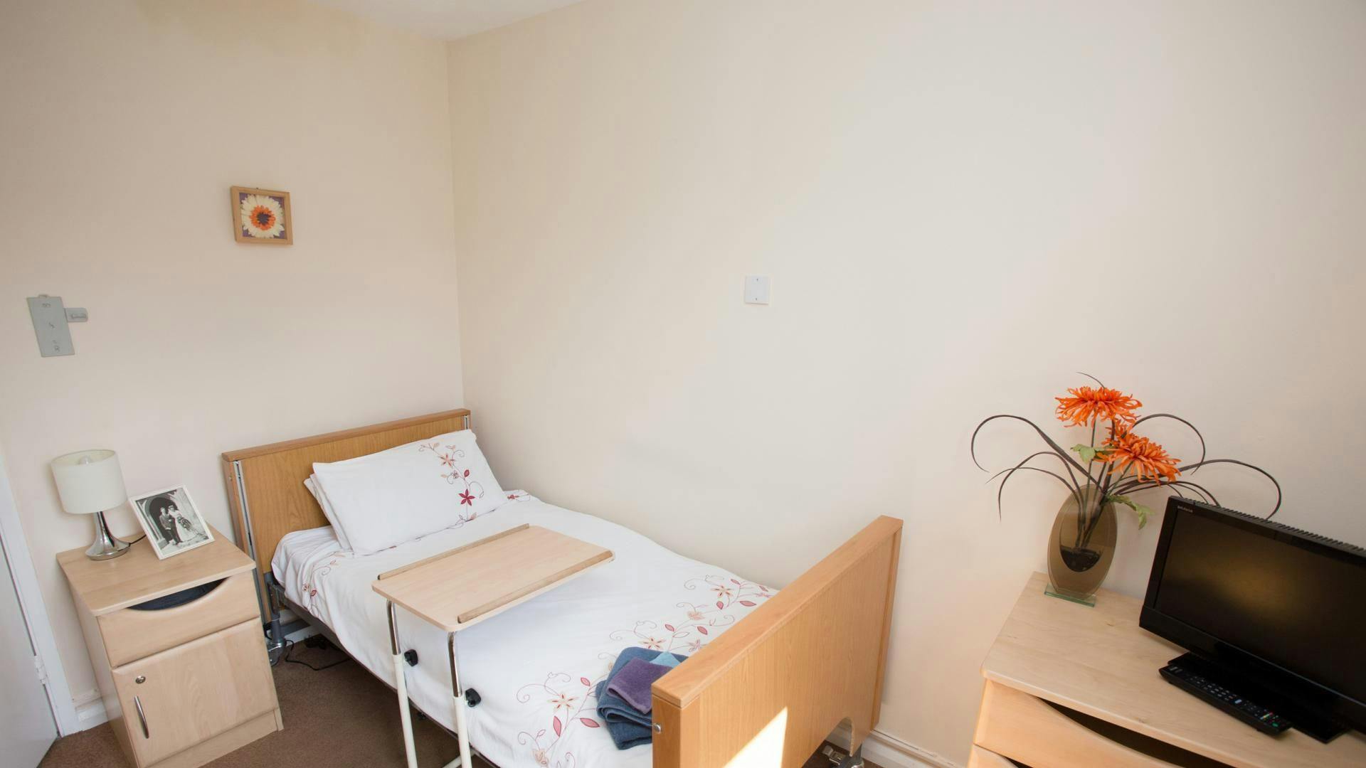 Bedroom at Ridgeway House Care Home in Swindon,Wiltshire