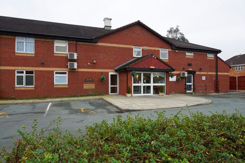 Exterior of Paisley Court care home in Liverpool, Merseyside
