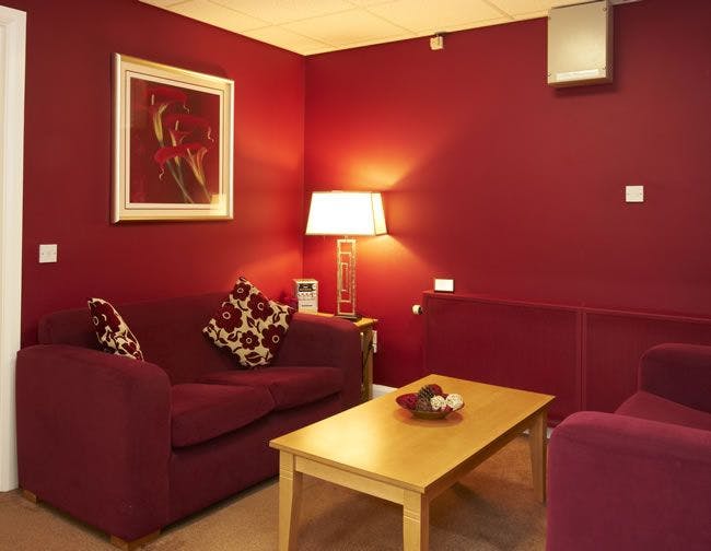 Communal Lounge of Pinetum Care Home in Chester, Cheshire
