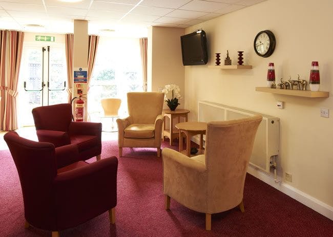 Communal Lounge of Pinetum Care Home in Chester, Cheshire
