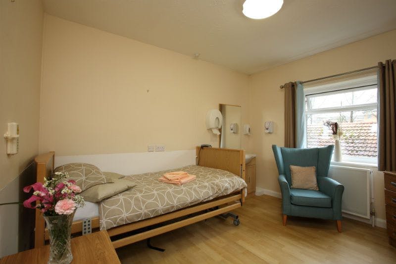 Bedroom of Pinetum Care Home in Chester, Cheshire