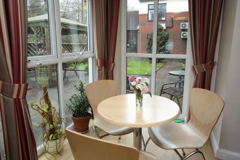 Lounge of Pinetum Care Home in Chester, Cheshire