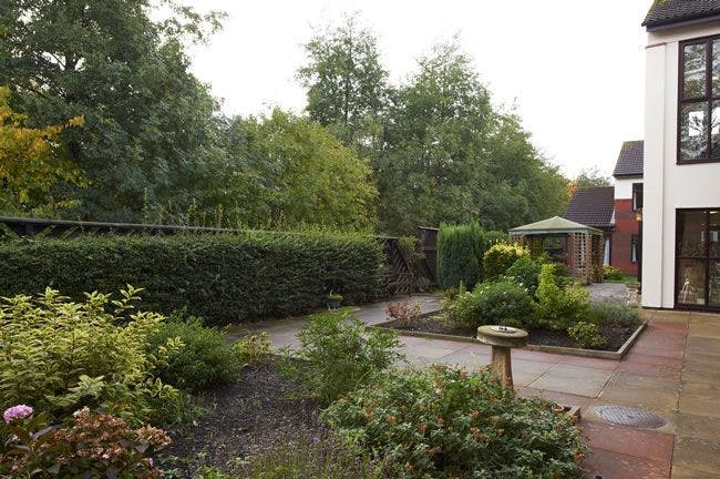 Garden of Pinetum Care Home in Chester, Cheshire