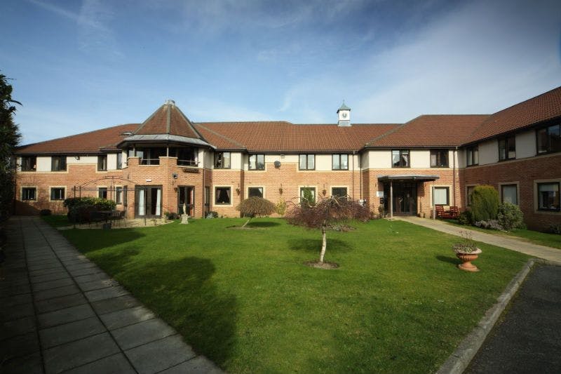 Exterior of Ponteland Manor Care Home in Newcastle upon Tyne, Tyne and Wear