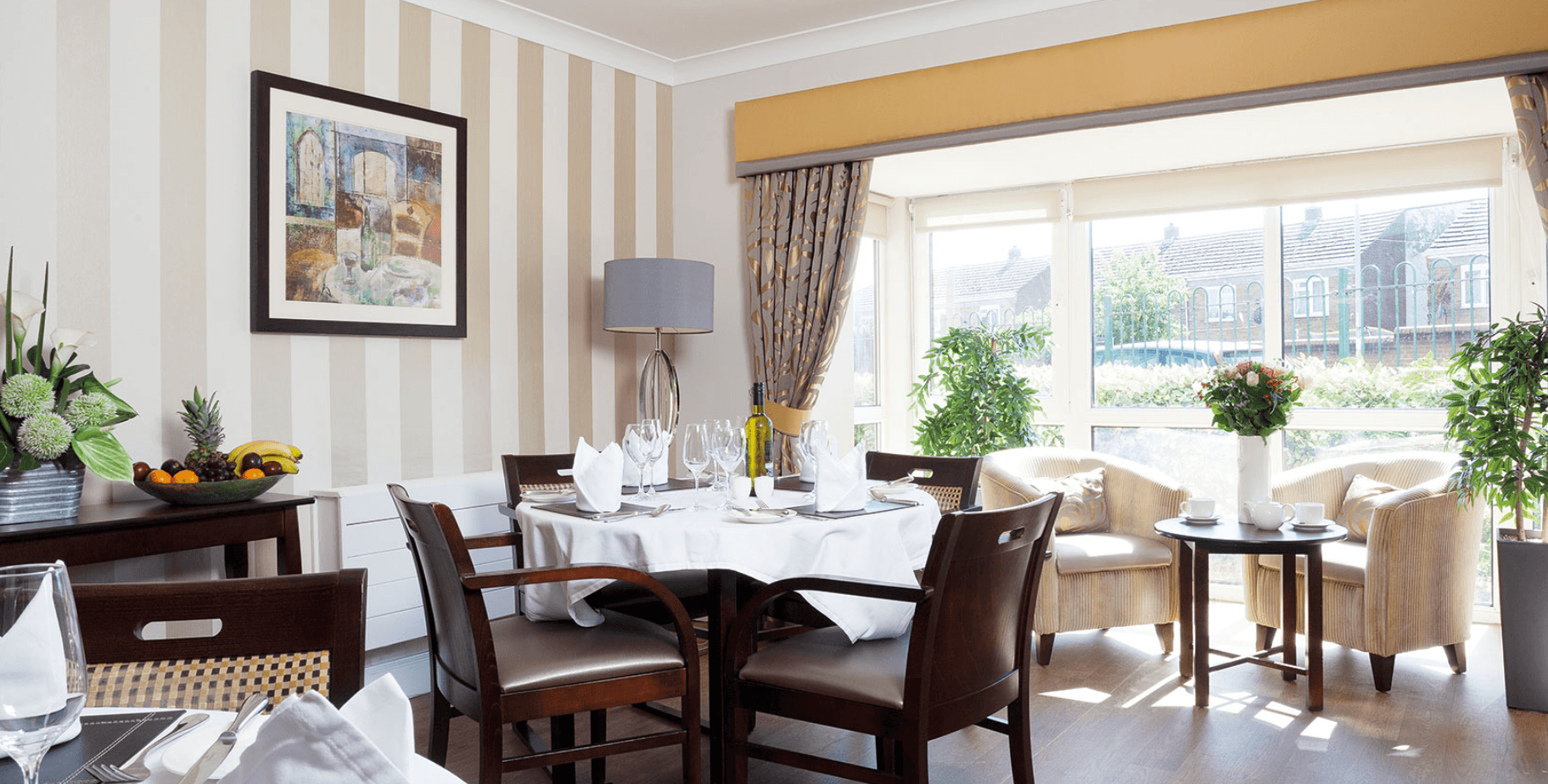 Dining Area at Primrose Hill Care Home in Huntingdon, Huntingdonshire