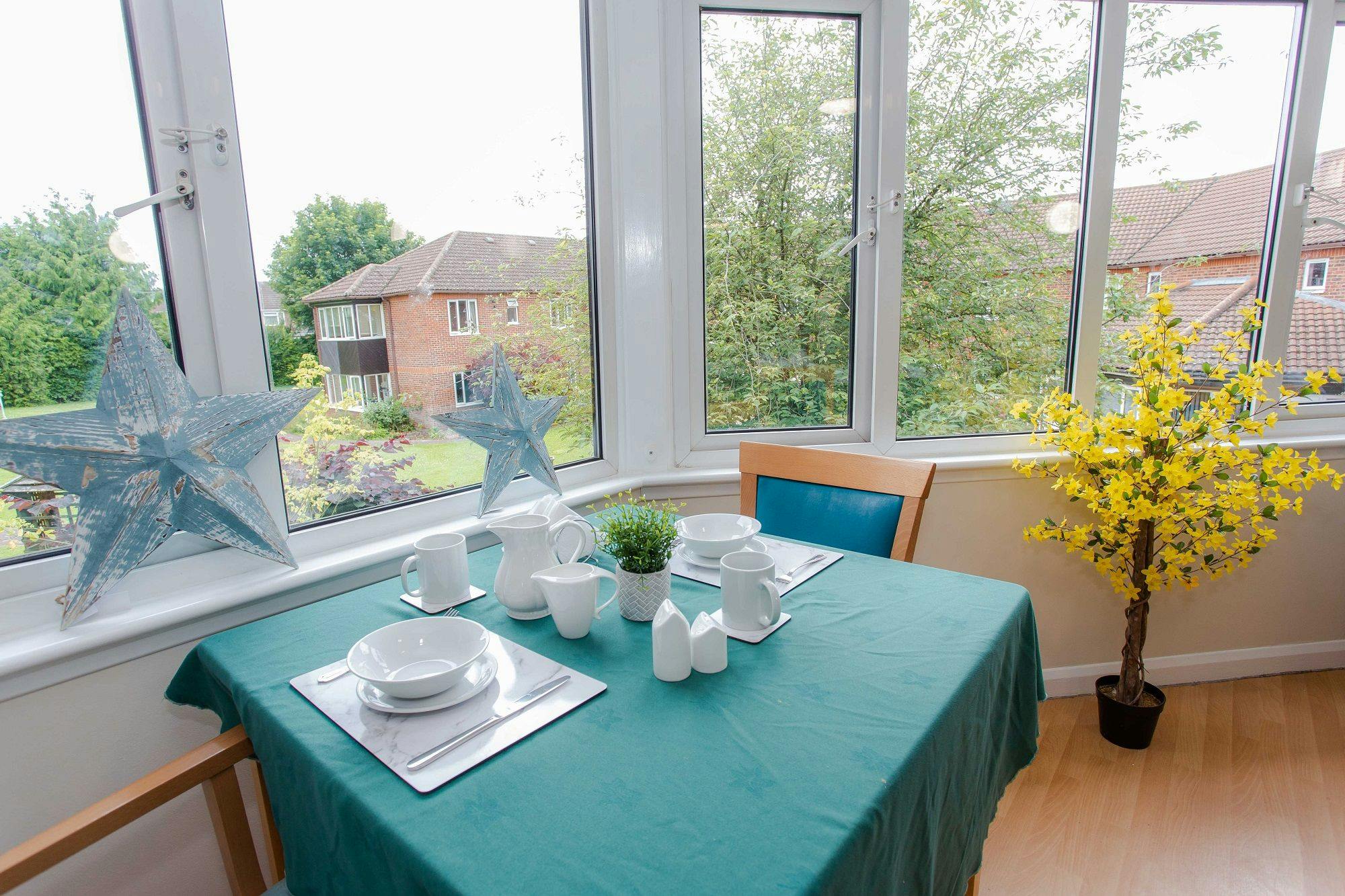 Dining Area at Providence Court care Home in Baldock, Hertfordshire