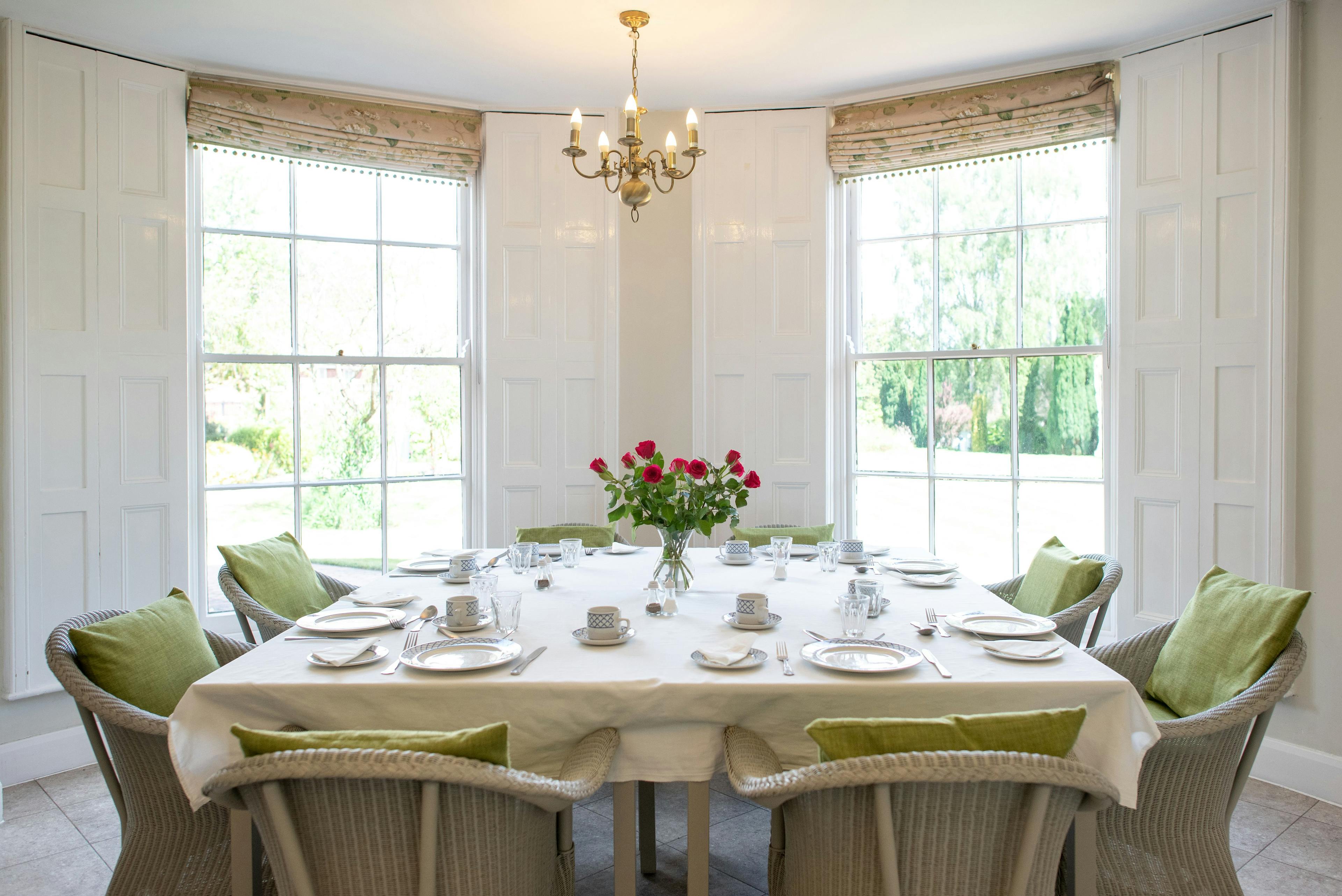  Diningroom at Manson House Care Home in West Suffolk, Bury St Edmunds