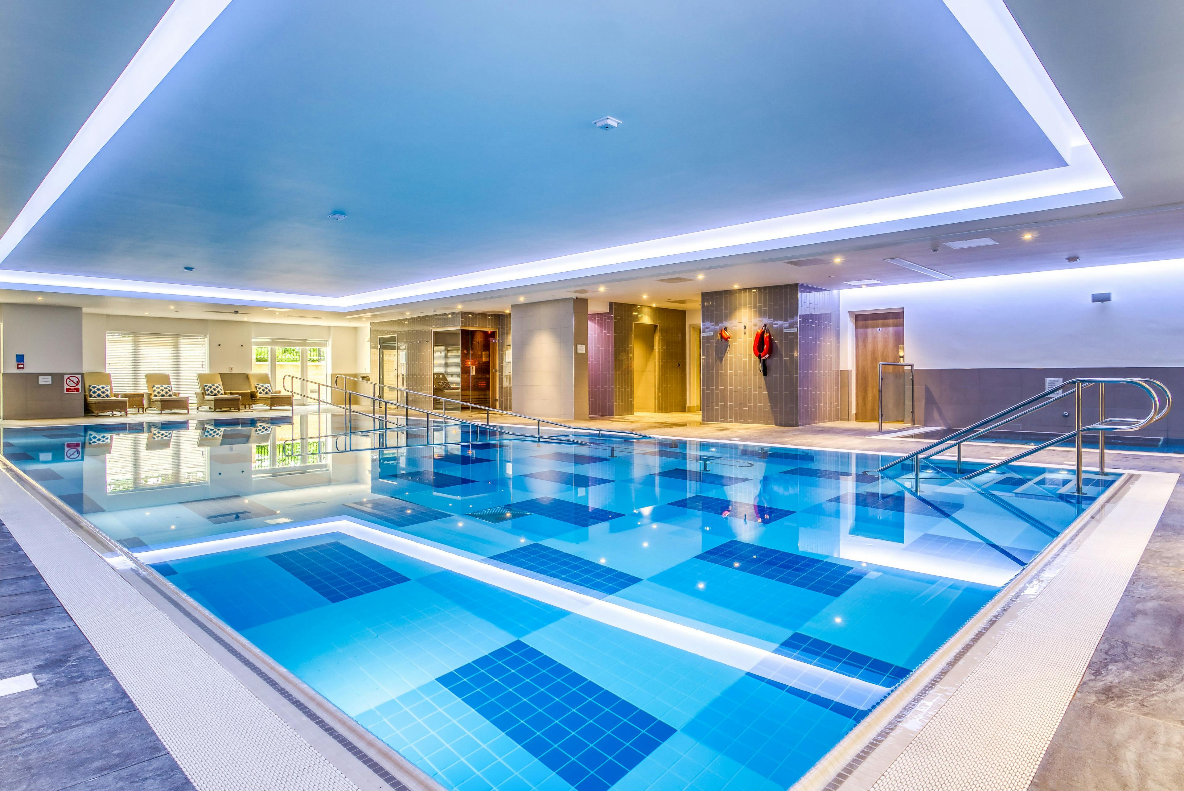Swimming pool of Wood Norton care home in Evesham, Worcestershire