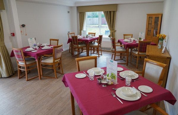 Dining Room at Regent Residential, St John's, Worcester