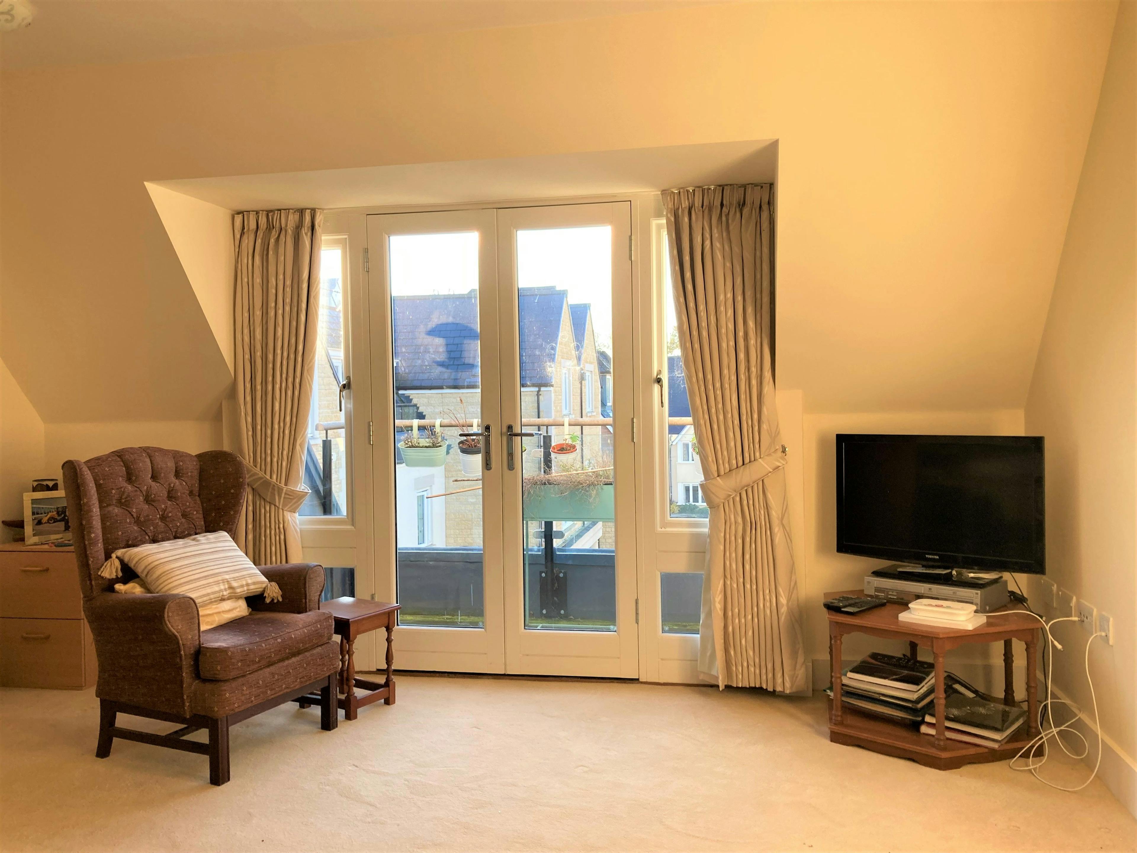 Lounge at Richmond Witney Retirement Apartment in Witney, Oxfordshire
