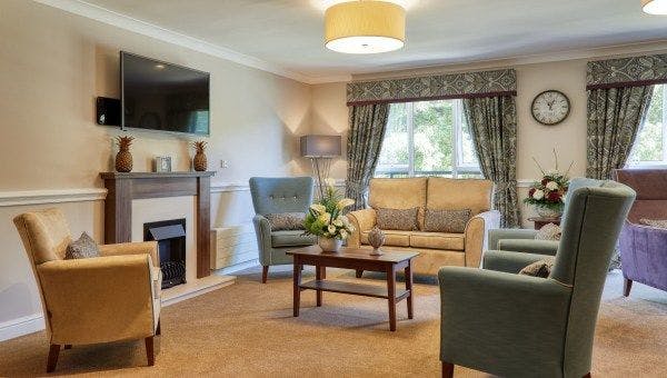 Communal Lounge at River View Care Home in Reading, Berkshire