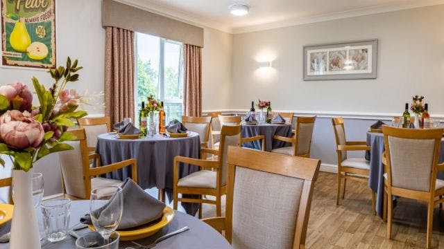 Dining Room at River View Care Home in Reading, Berkshire