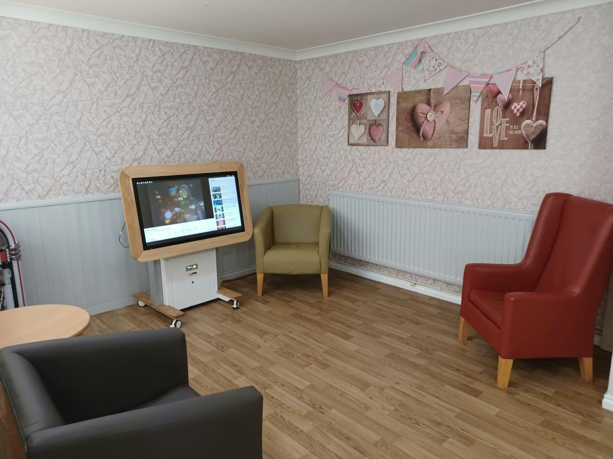 Communal area at Saltshouse Have Care Home, Hull 