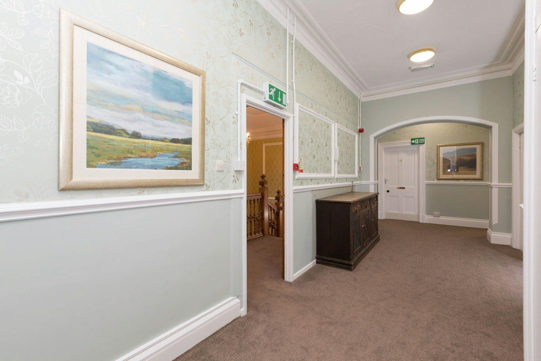 Hallway of Sandiway Lodge in Cheshire 