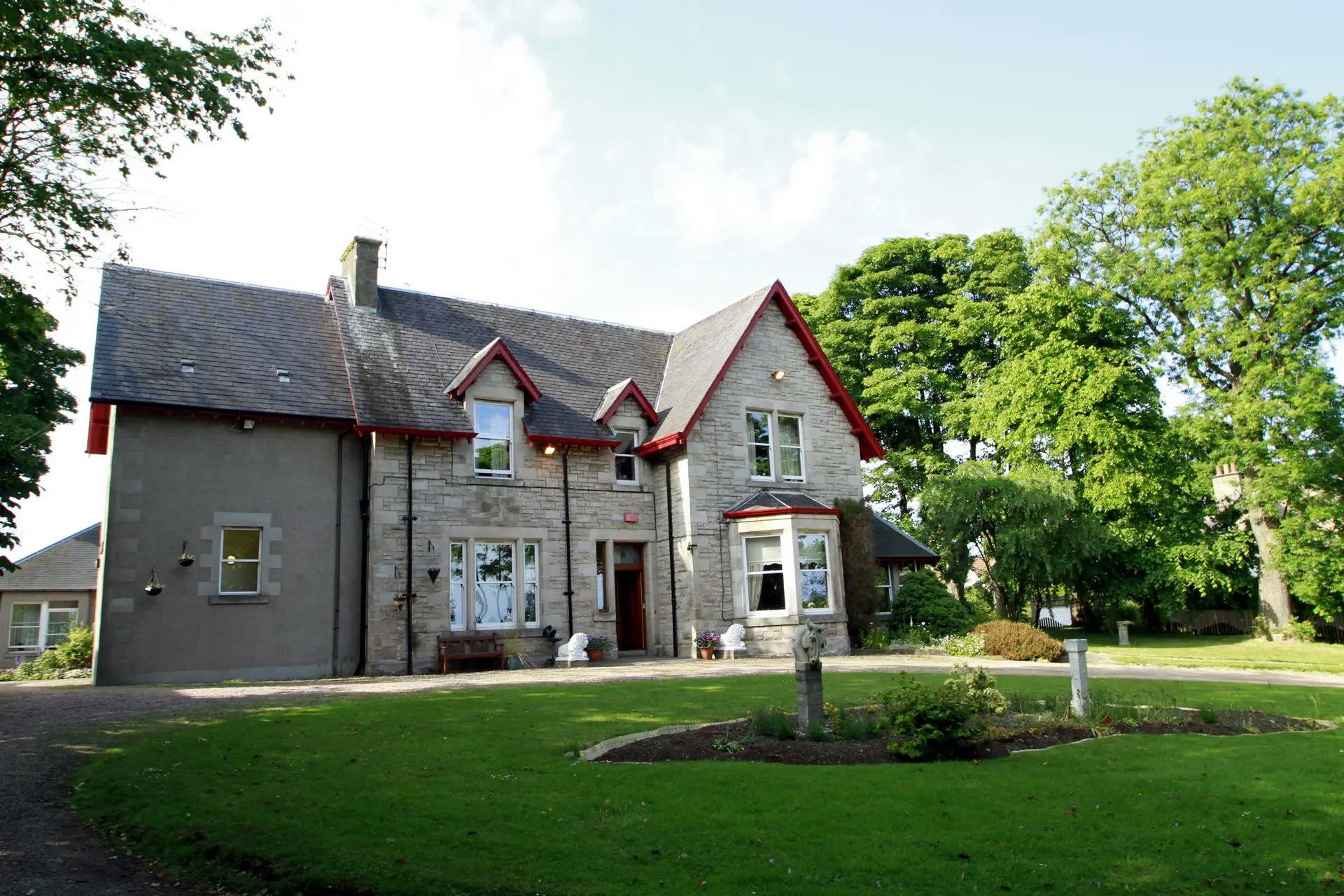 Garden of Scoonie House in Leven, Fife