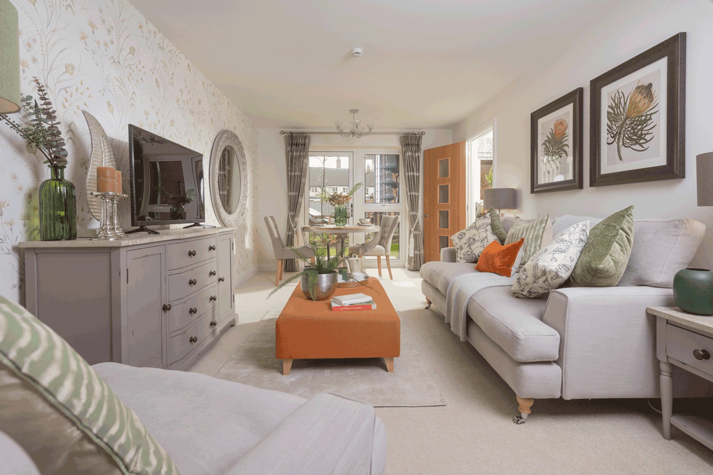 Living Room at Scott Place Retirement Development in Ripon, Harrogate