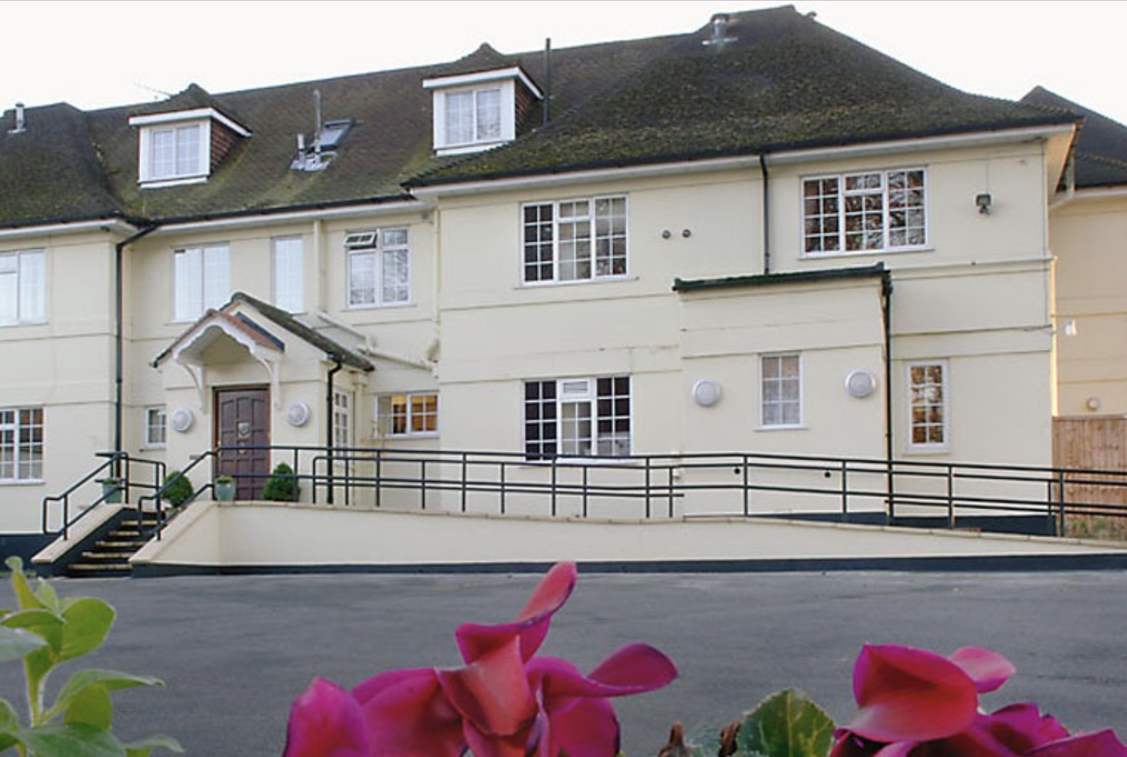 Exterior of Tegfield House Care Home in Winchester, Hampshire