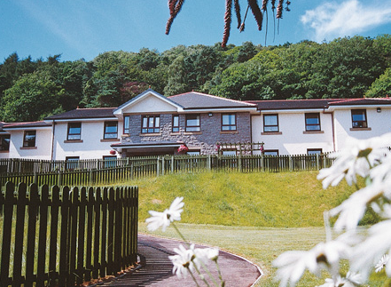 Exterior of Coed Craig care home in Colwyn Bay, Wales