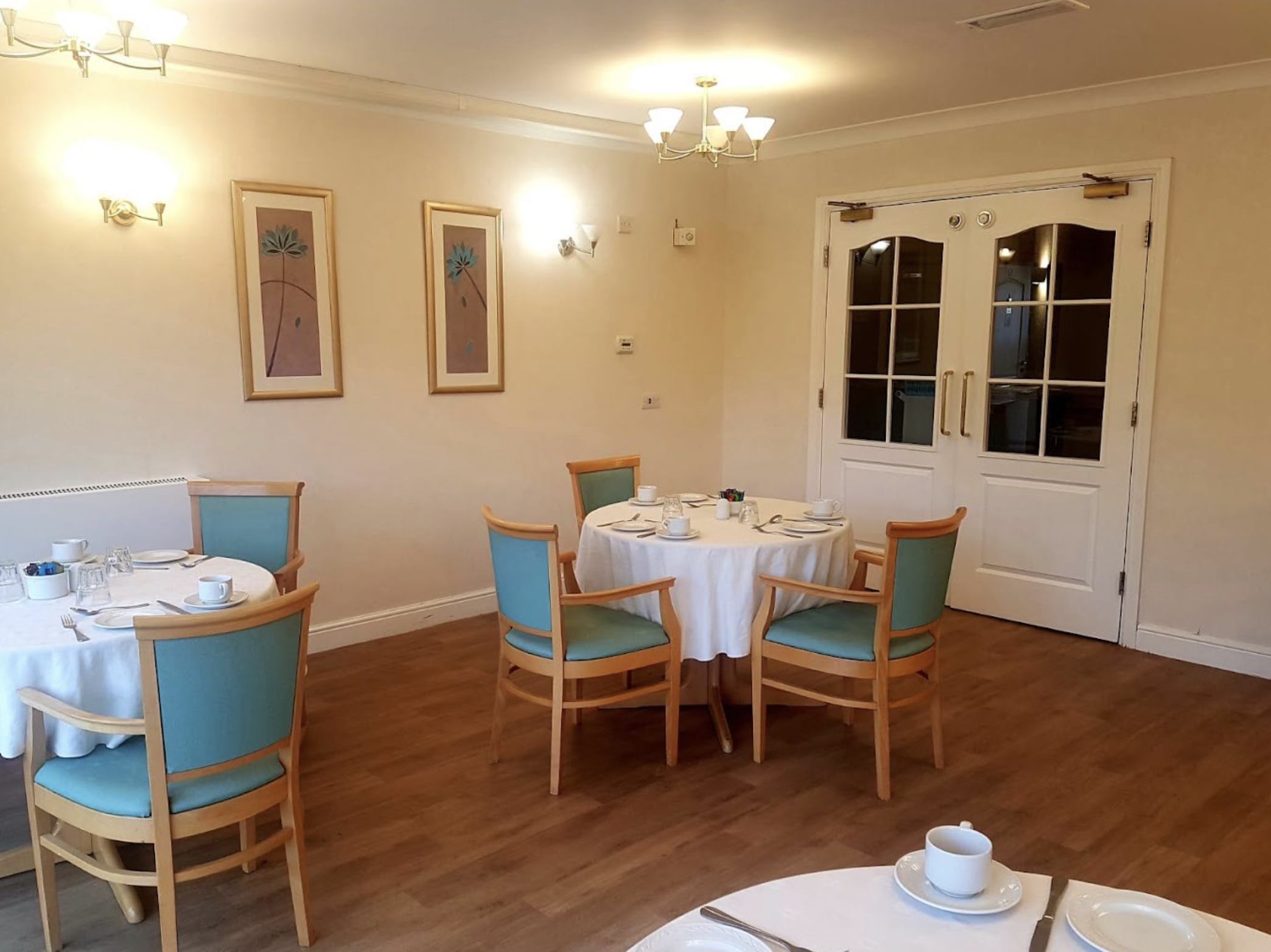 Dining room of Berkeley House care home in Hull, East Yorkshire