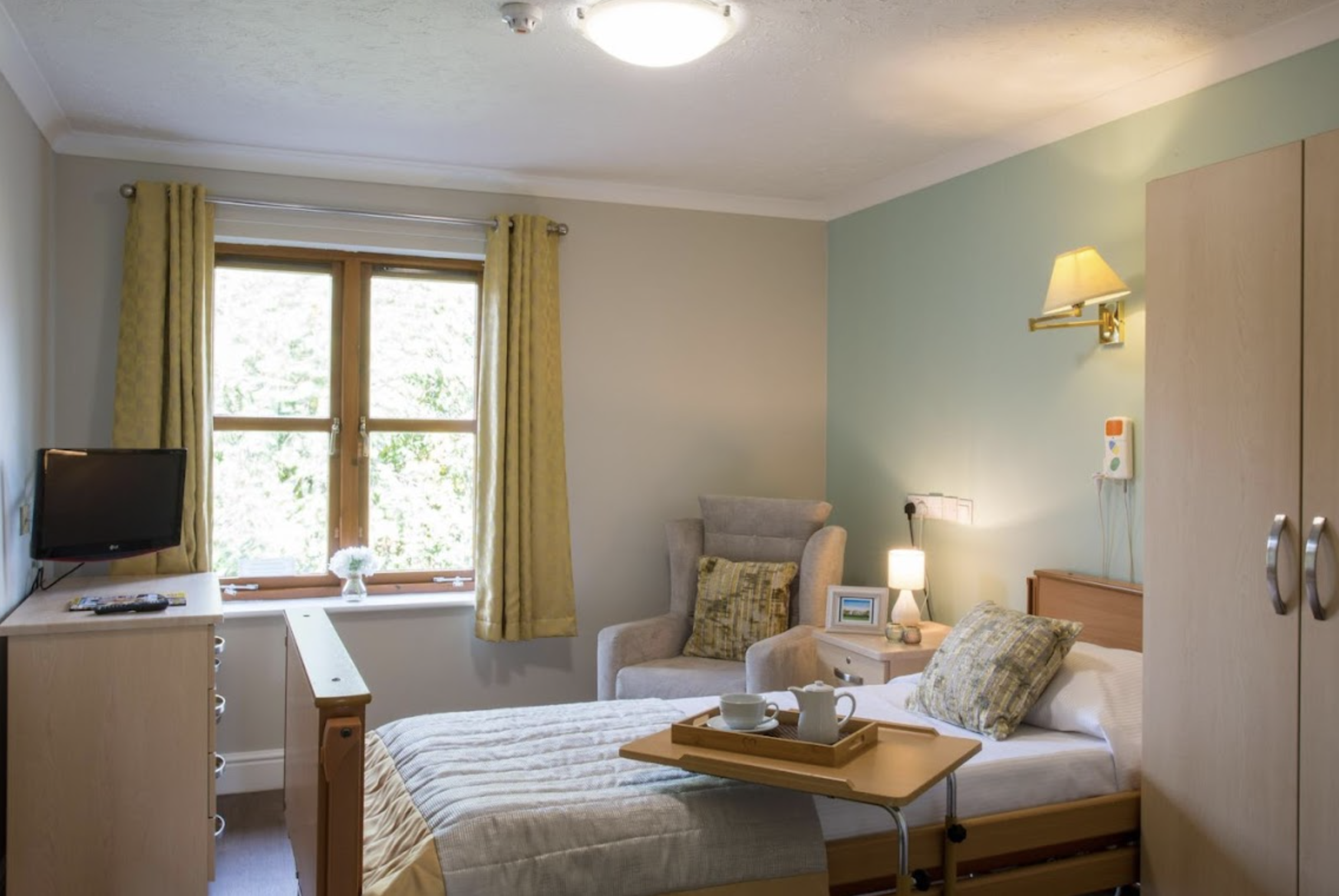 Bedroom of Maypole care home in Southampton, Hampshire