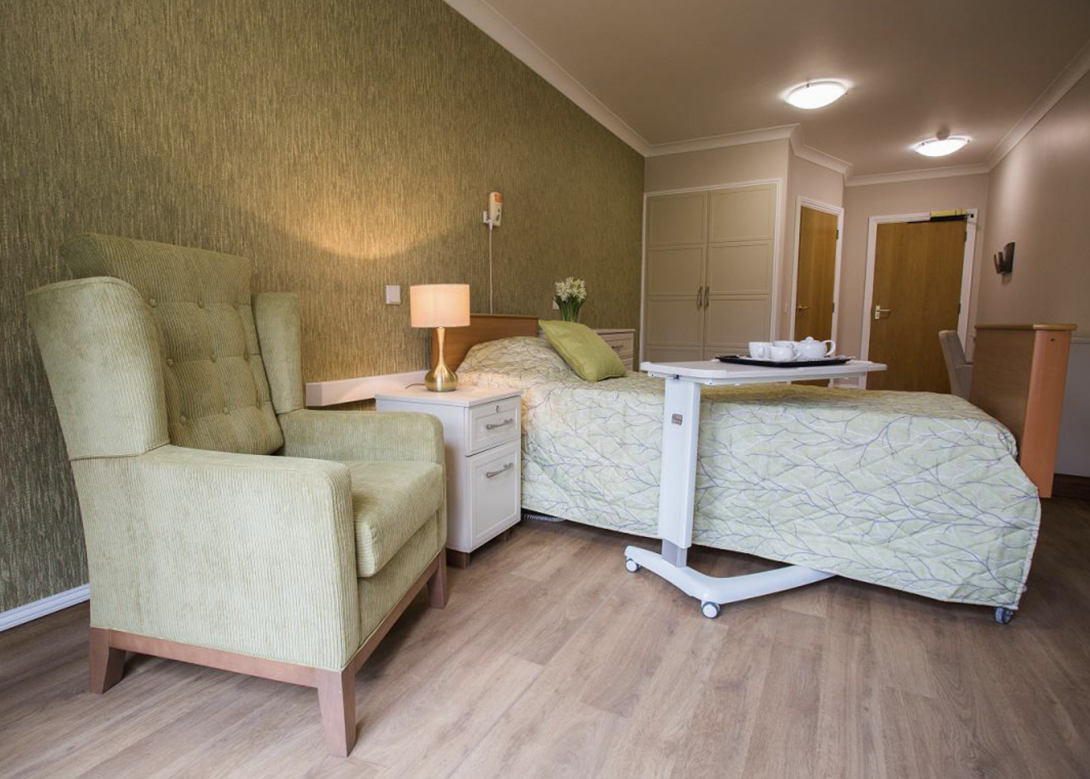 Bedroom of Ardenlea Grove care home in Solihull, West Midlands