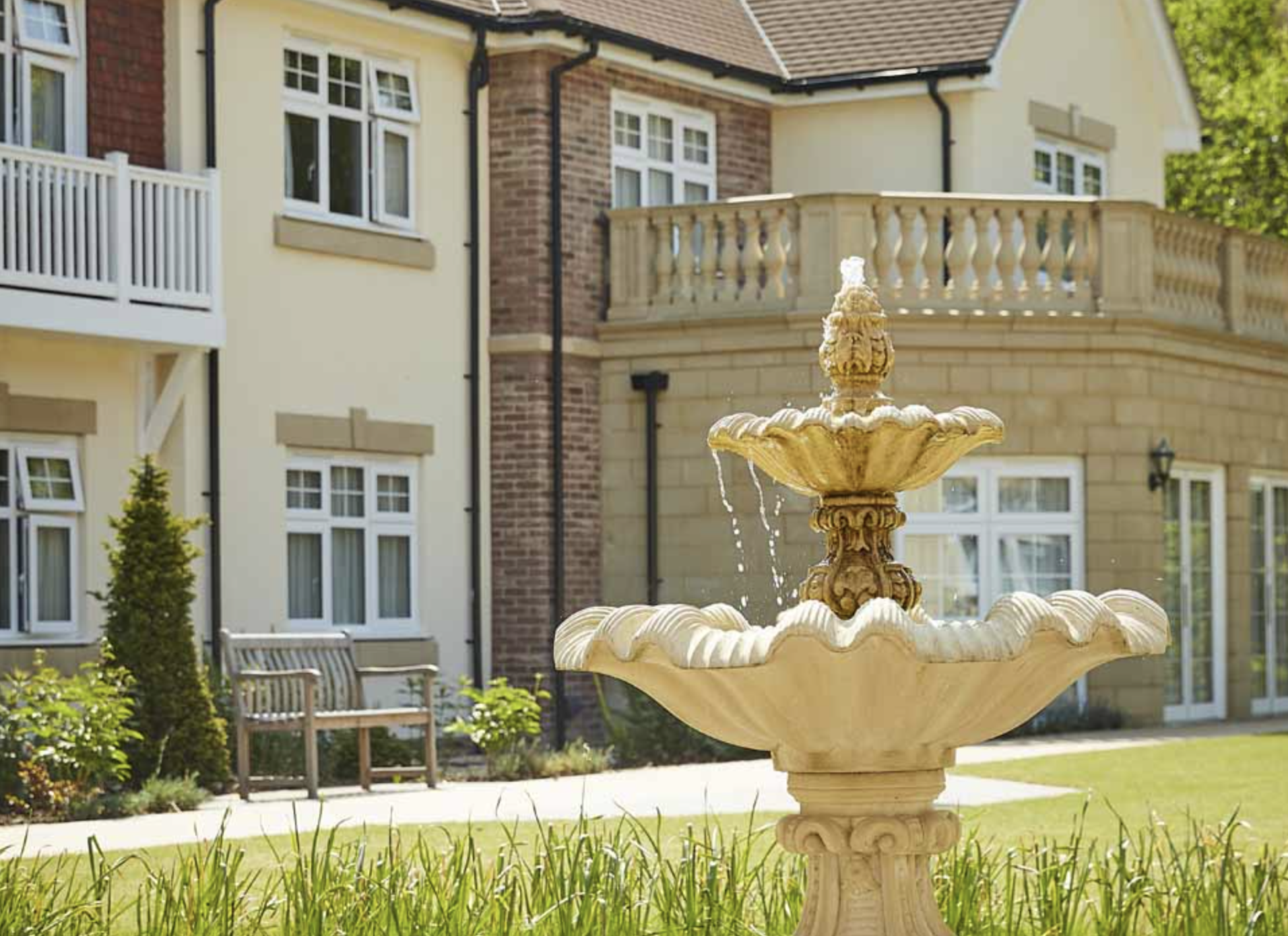 Garden of St. Ives Country House care home in St Ives, Ringwood