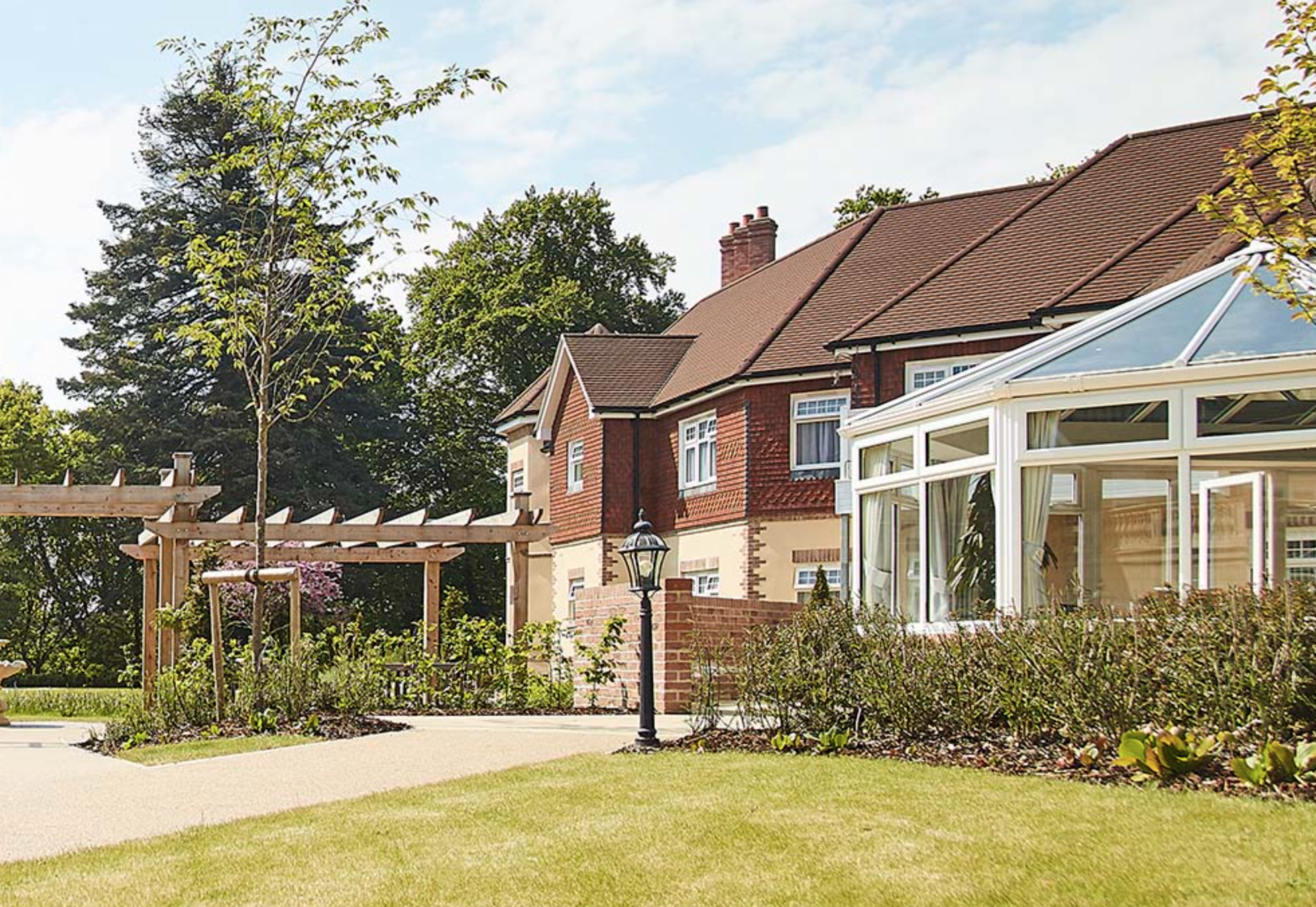 Exterior of St. Ives Country House care home in St Ives, Ringwood