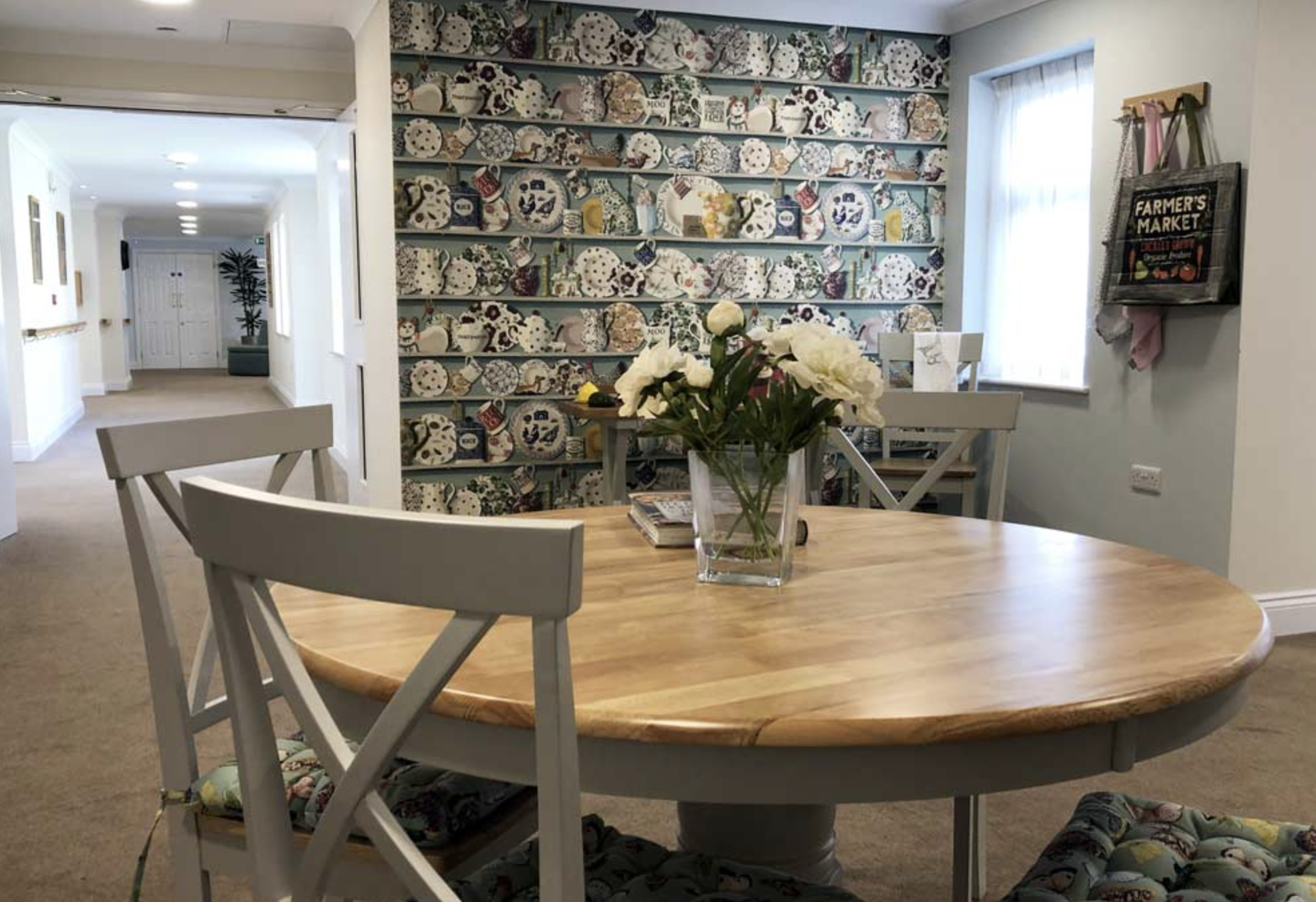 Dining area of St. Ives Country House care home in St Ives, Ringwood