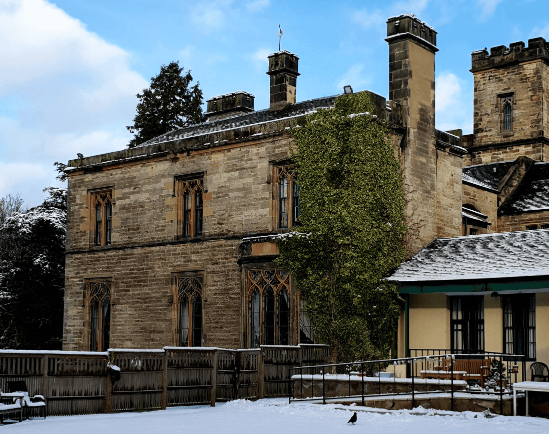 Exterior of Aaron House care home in Edinburgh, Scotland