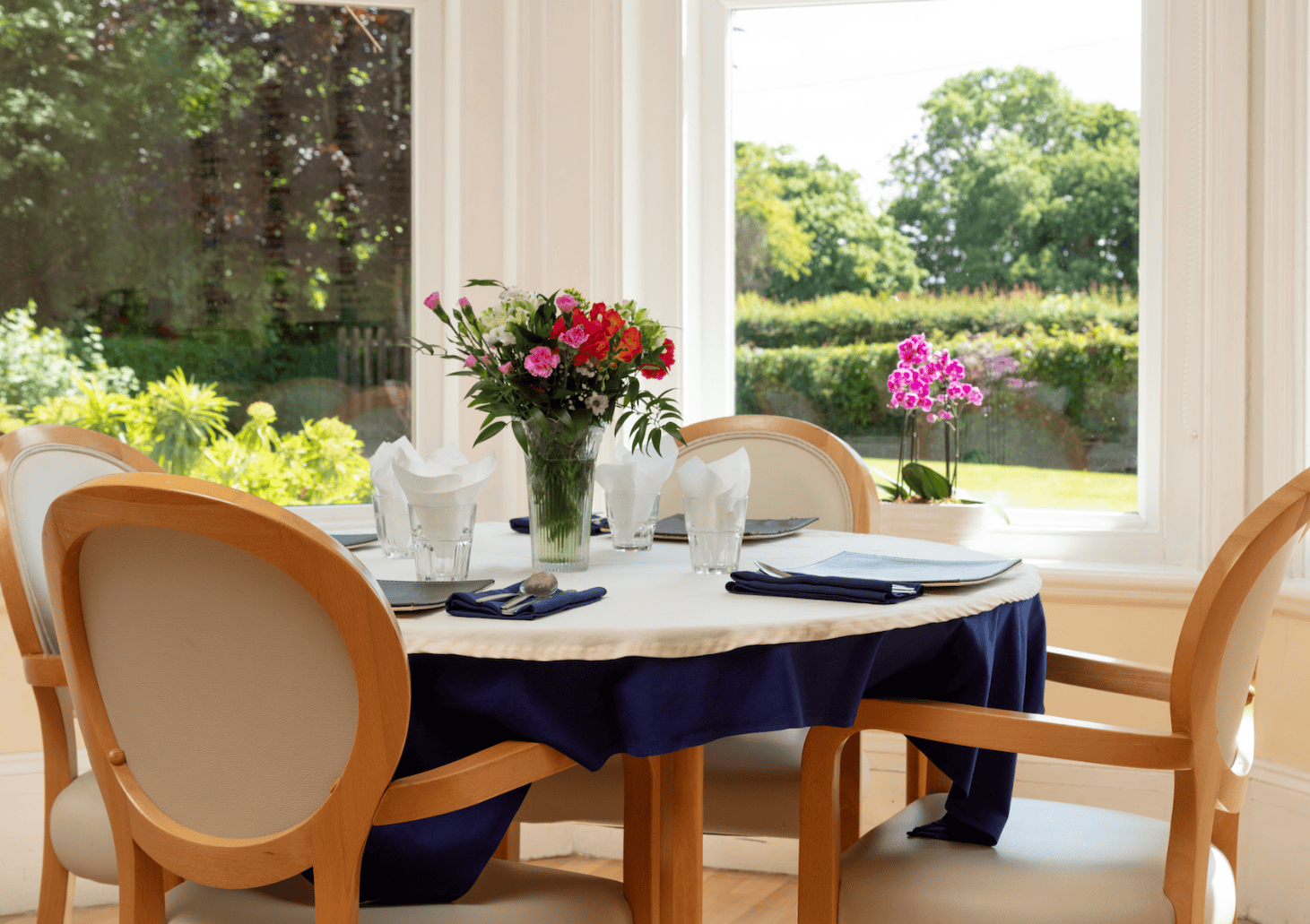 Dining area of Hailsham House in Hailsham, East Sussex