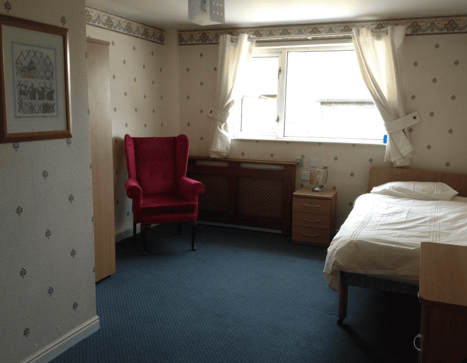 Bedroom of Lostock Lodge in Preston, Lancashire