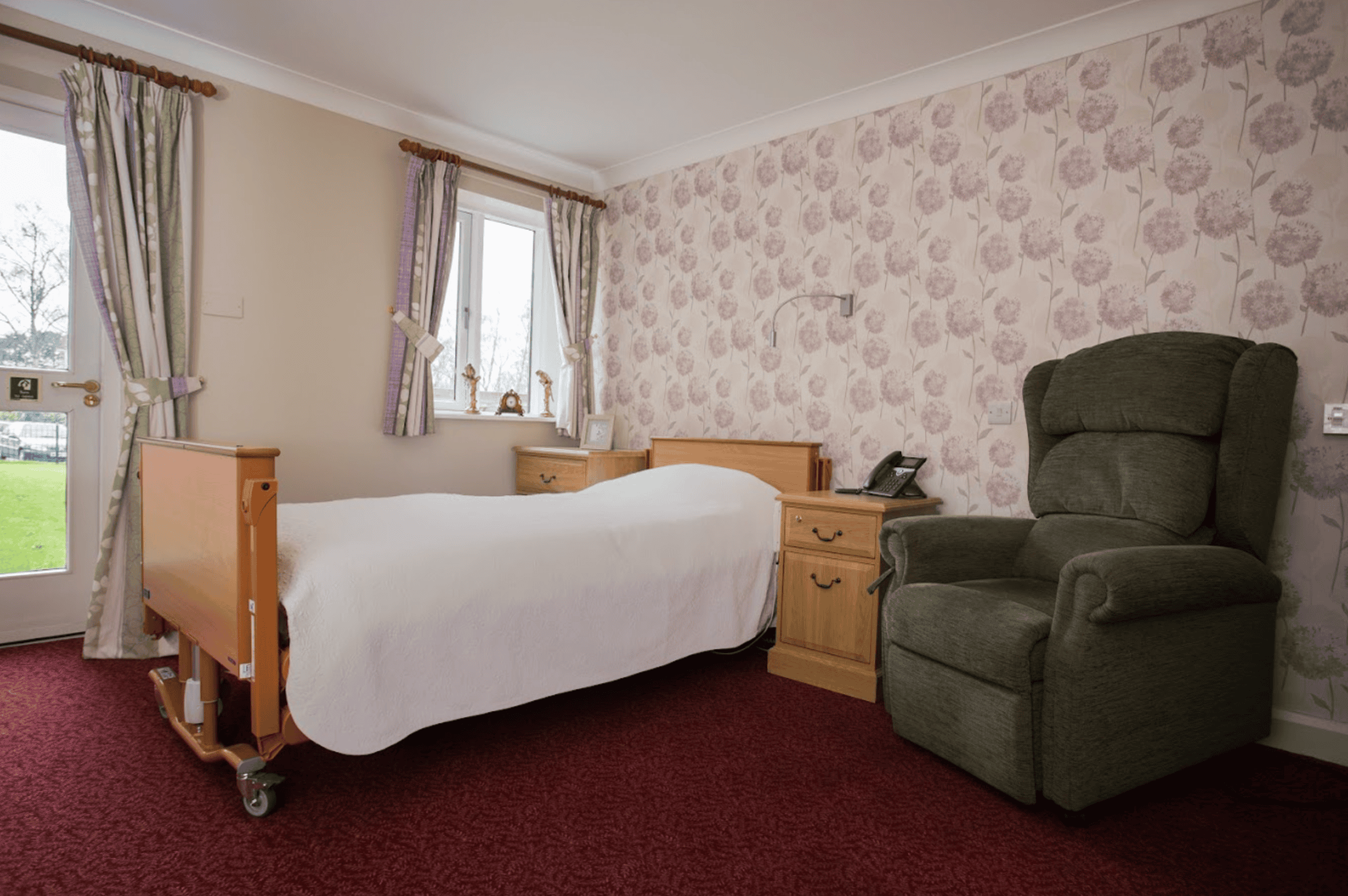Bedroom of Aston Court in Sutton Coldfield, Warwickshire