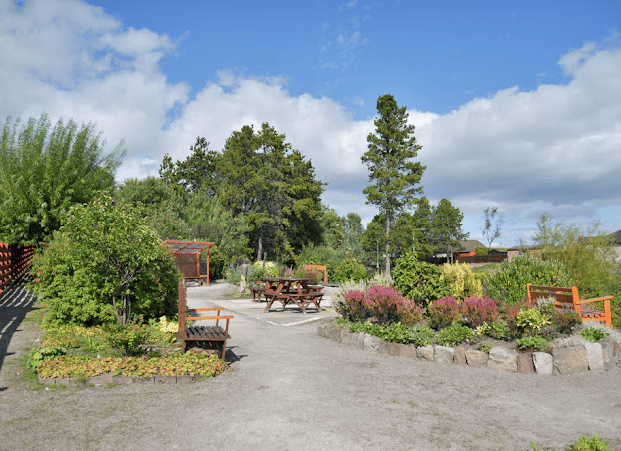 Garden of Kintyre House in Invergordon, Scotland