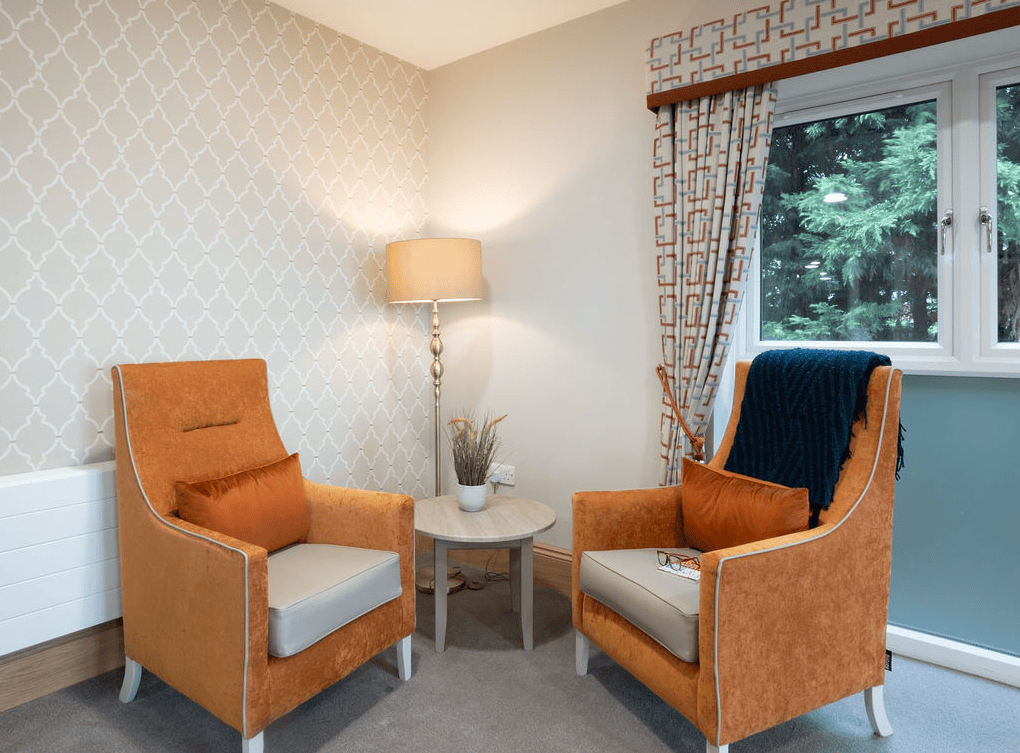 Lounge of Lark View Care Home in Canterbury, Kent