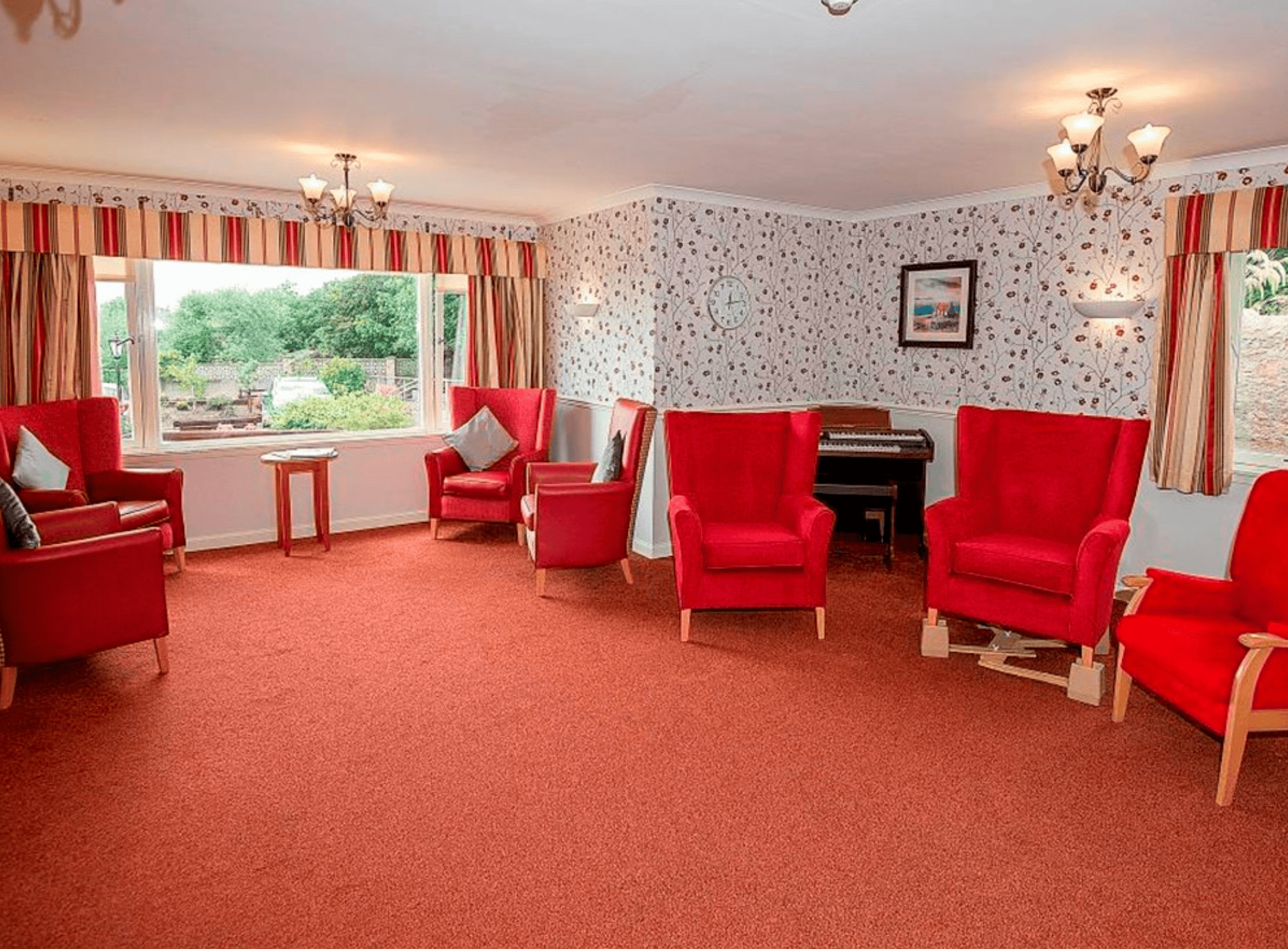 Lounge at Bayview Care Home, Cruden Bay, Peterhead