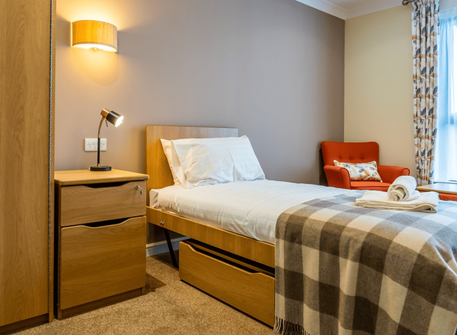 Bedroom at Alderwood House, Dumbarton