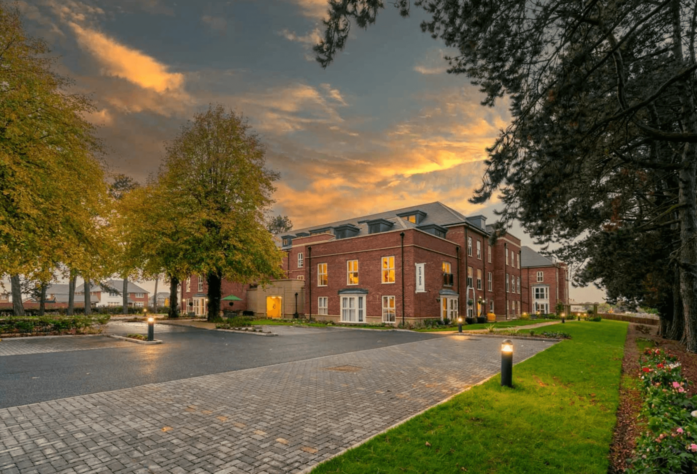 Exterior of Centennial Place in Knutsford, Cheshire