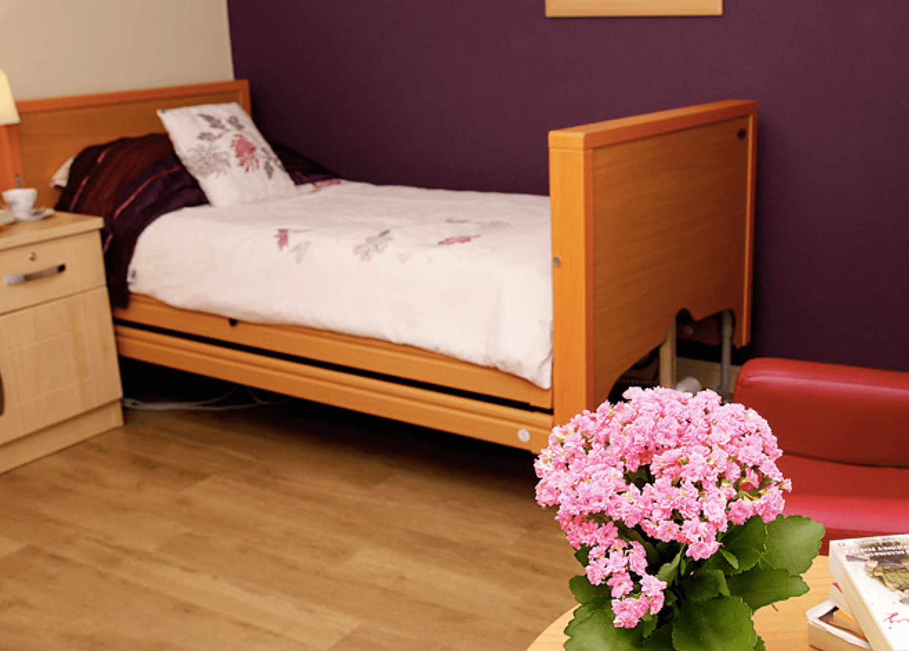 Bedroom of Hill View Care Home in Clydebank,Scotland