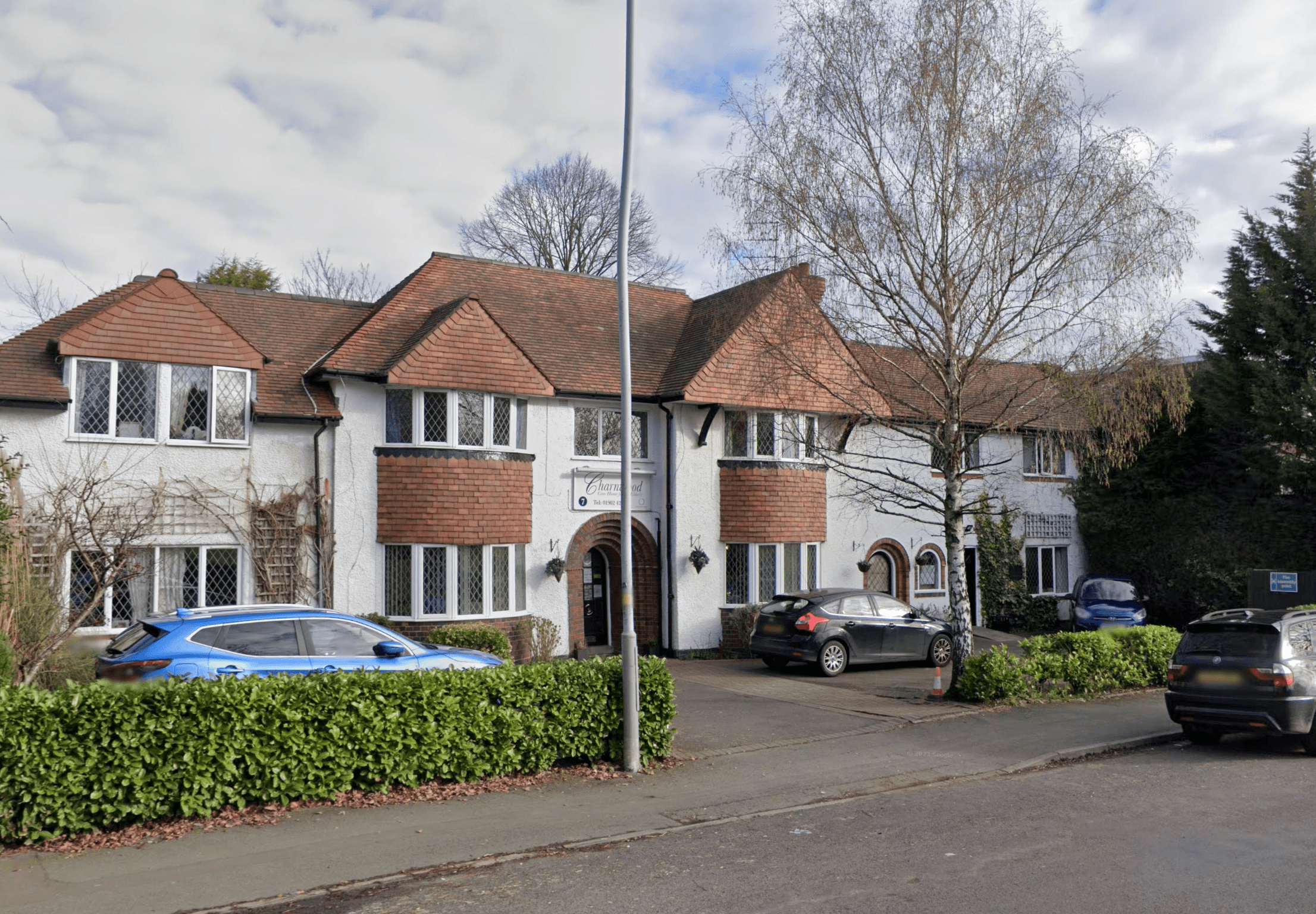 Exterior of Charwood care home in Finchfield, Wolverhampton