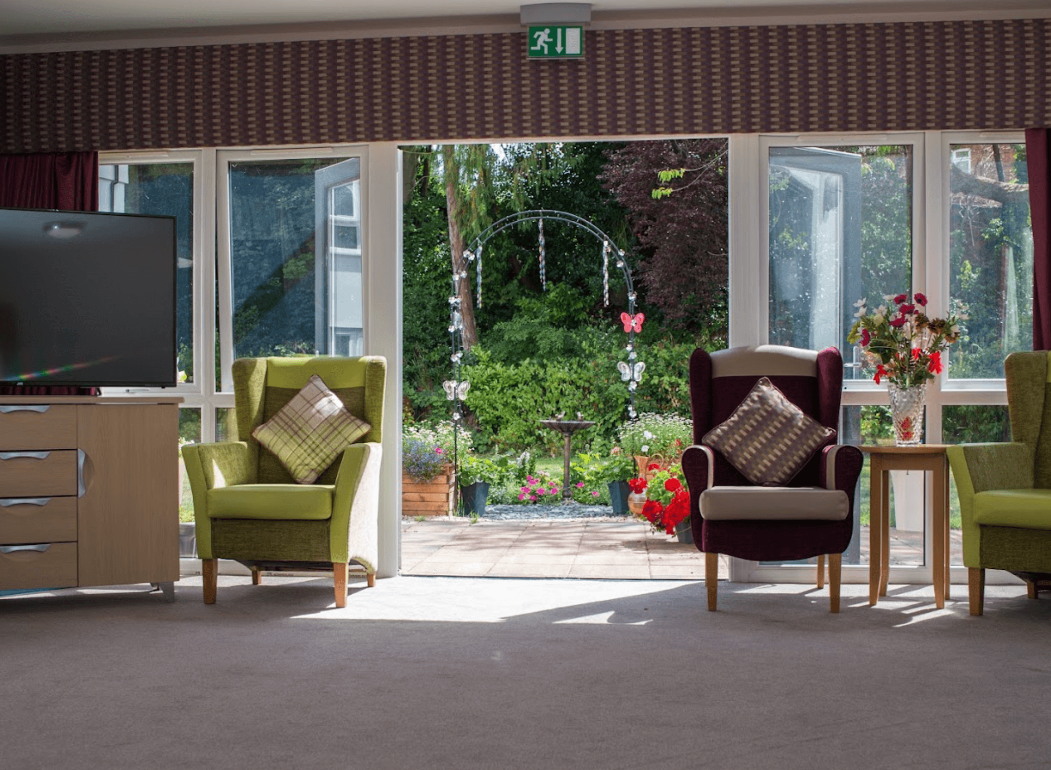 Lounge of Atholl House nursing home in Compton, Wolverhampton
