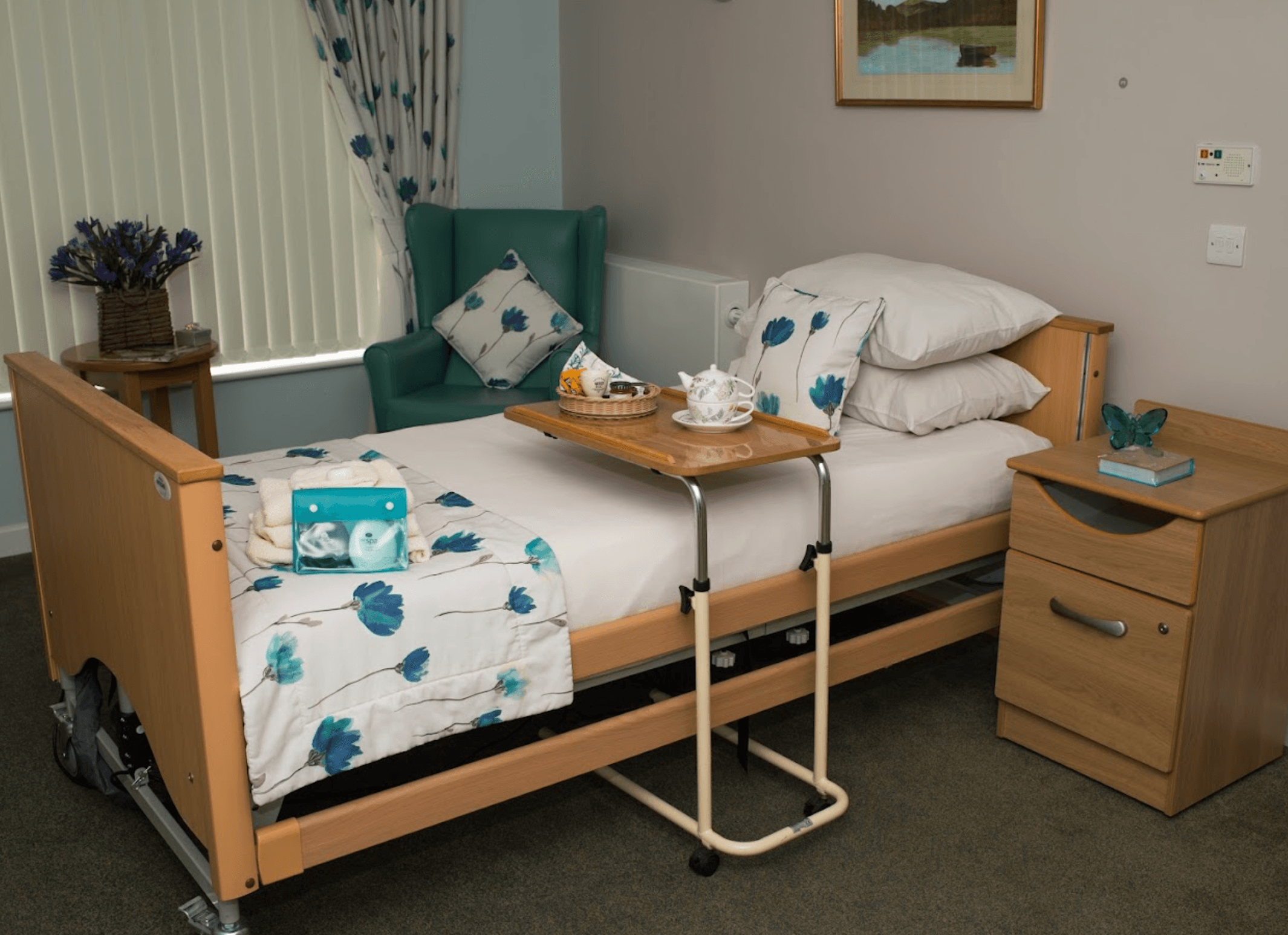 Bedroom of Atholl House nursing home in Compton, Wolverhampton